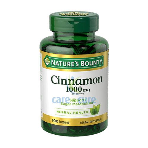 Nature's Bounty Cinnamon 1000mg Tablets 100's