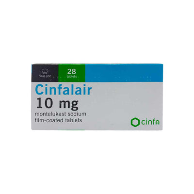 Cinfalair 10mg Fc Tablets 28's