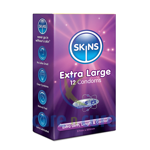 Skins Extra Large Condoms 12S