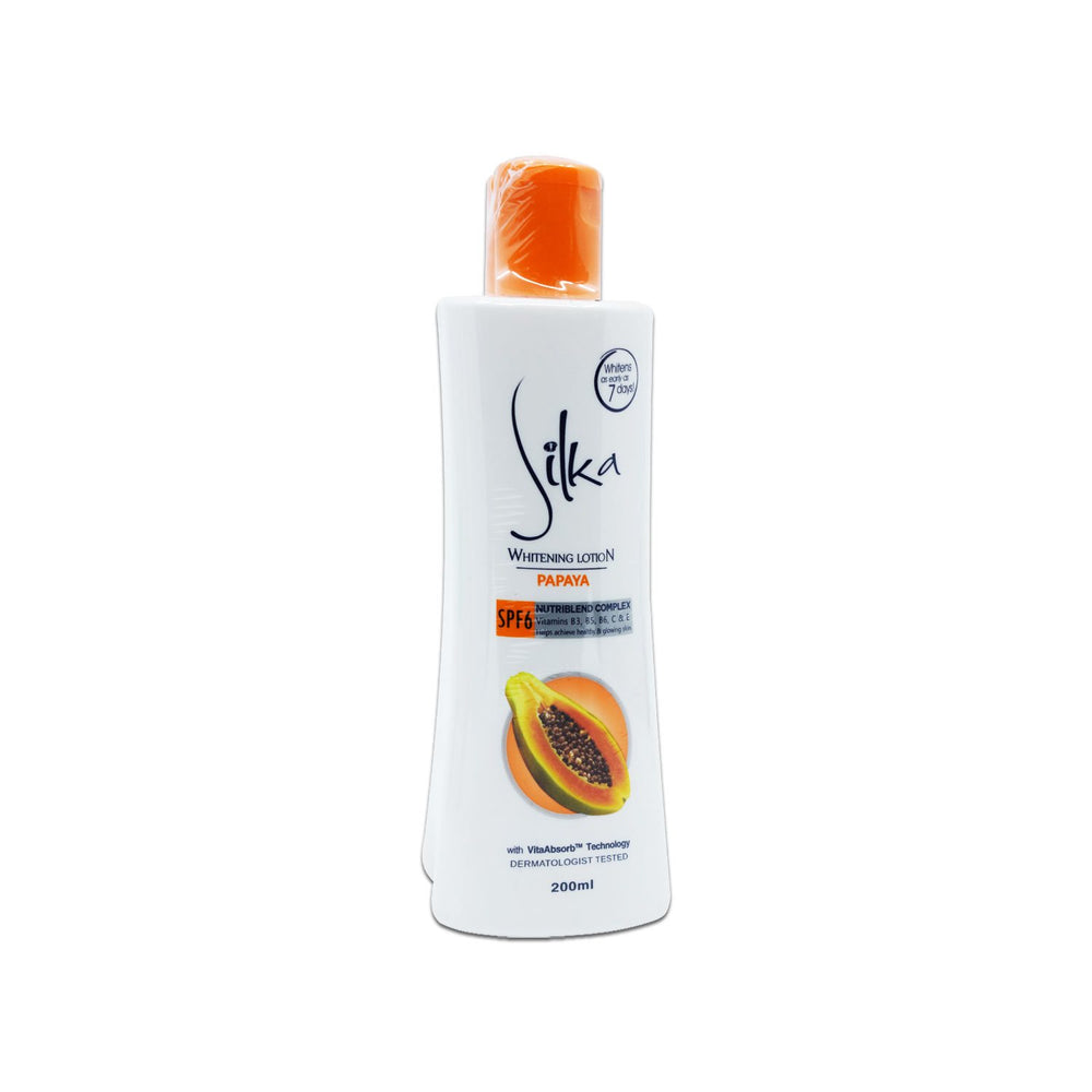 Silka Papaya Whiten Lotion 200ml Bundle Offer 2'S