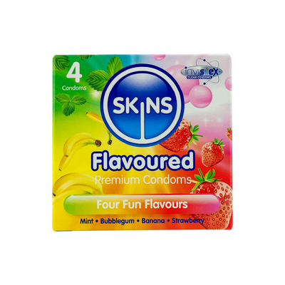 Skins Flavours Condoms 4's
