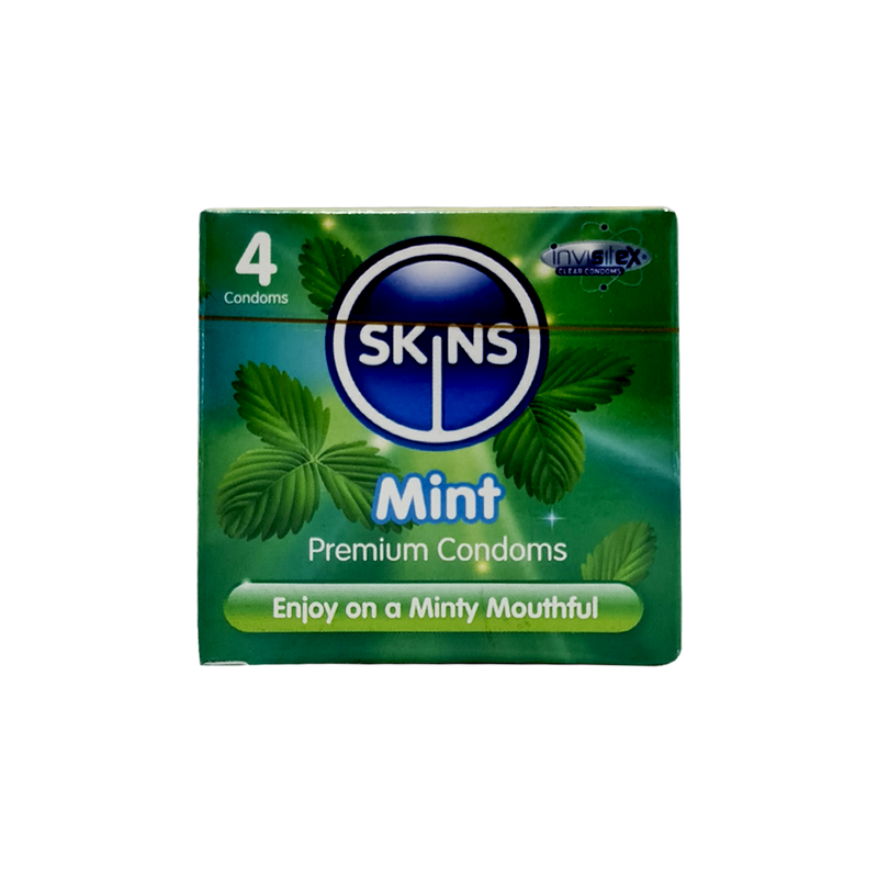 Skins Mint Flavour Condoms 4&