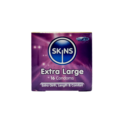 Skins Cube Extra Large Condoms 16's