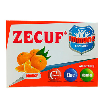 Zecuf Lozenges Immune Orange 24'S