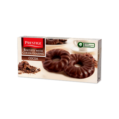 Prestige Biscuits With Cocoa Glazing Classic 160 gm 