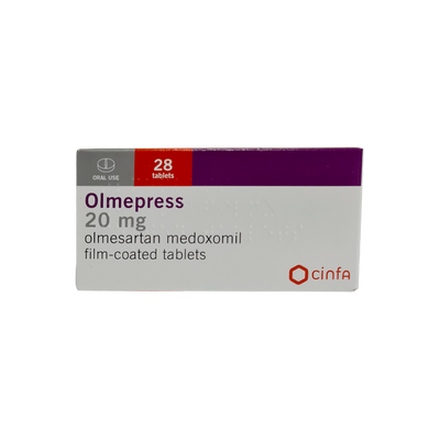 Olmepress 20mg Fc Tablets 28's