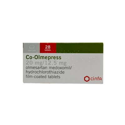 Co-Olmepress 20/12.5 mg Fc Tablets 28's