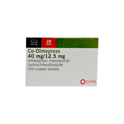Co-Olmepress 40/12.5 mg Fc Tablets 28's