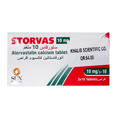 Storvas 10mg Tablets 30's