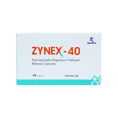 Zynex 40 Mg Cap 14'S