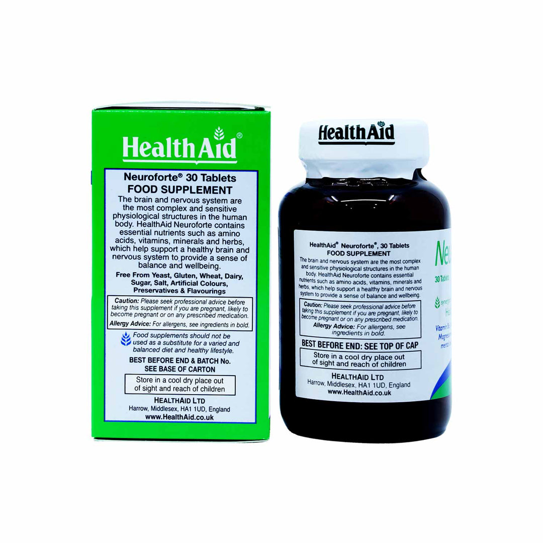 Health Aid Neuro Forte Tabs 30'S