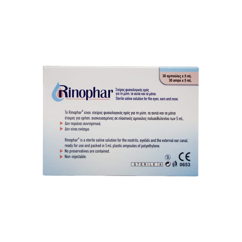 Rinophar Sterile Sol 5ml Amp X 30&