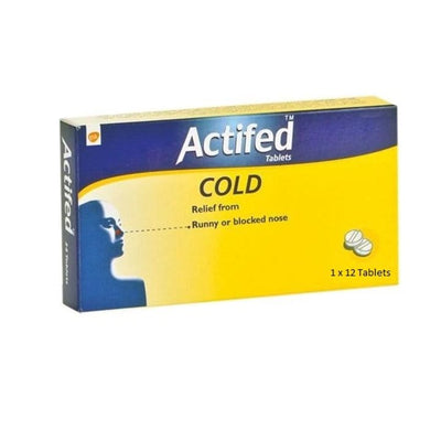 Actifed Tablets 12's