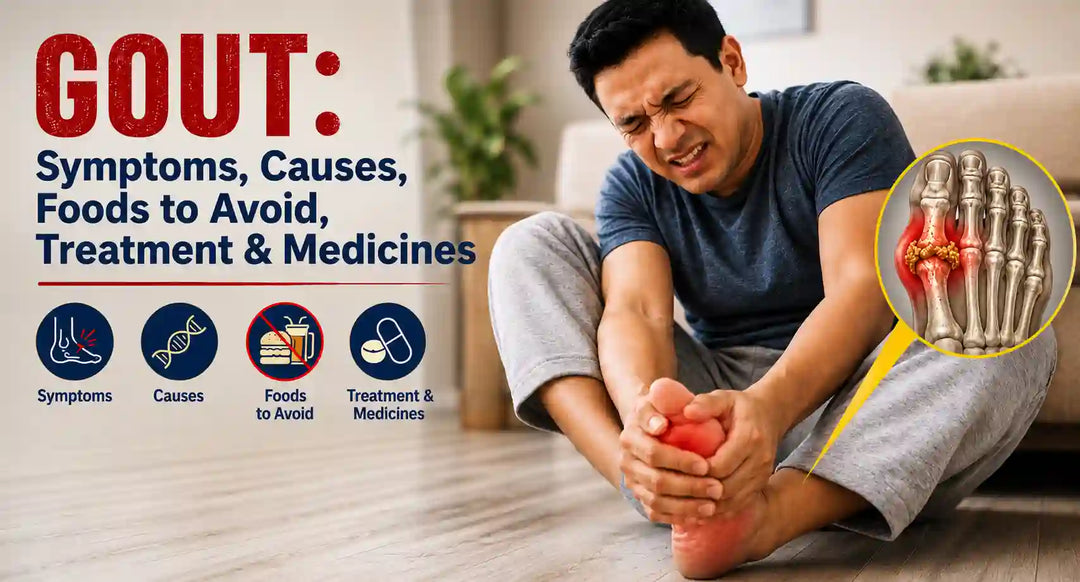 Gout: Symptoms, Causes, Foods to Avoid, Treatment & Medicines