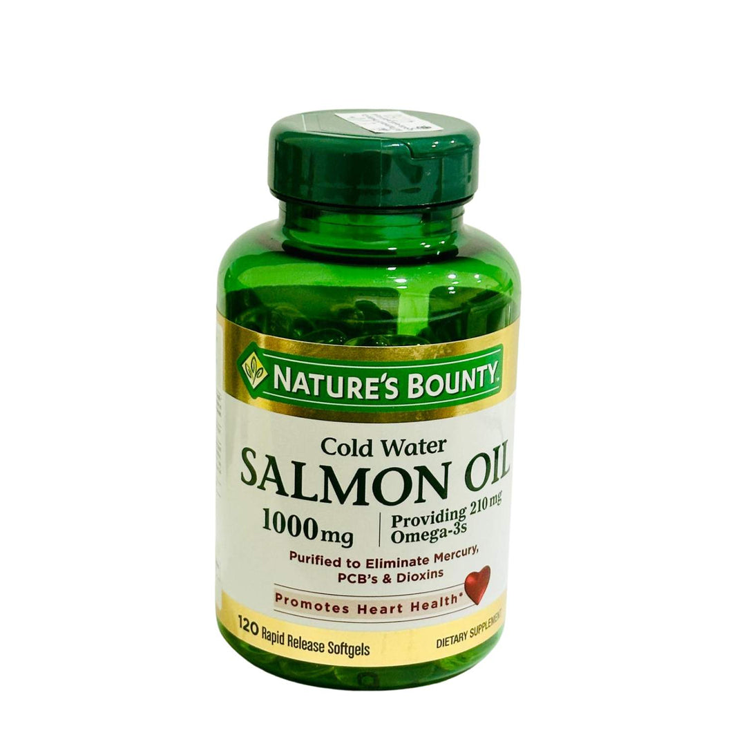 Nat Bounty Salmon Oil 1000 Mg Softgel 120'S