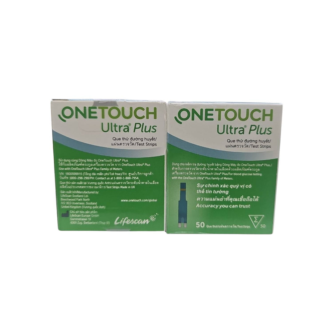 One Touch Ultra Plus Strip 50'S 1+1 Offer