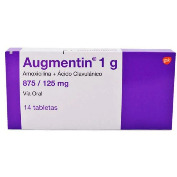 Augmentin 1 gm 14 Tablets (Original Prescription Is Mandatory Upon Delivery)
