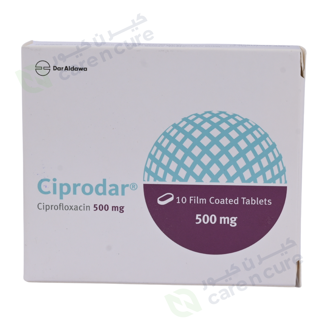Ciprodar 500mg Tablets 10's (Original Prescription Is Mandatory Upon Delivery)