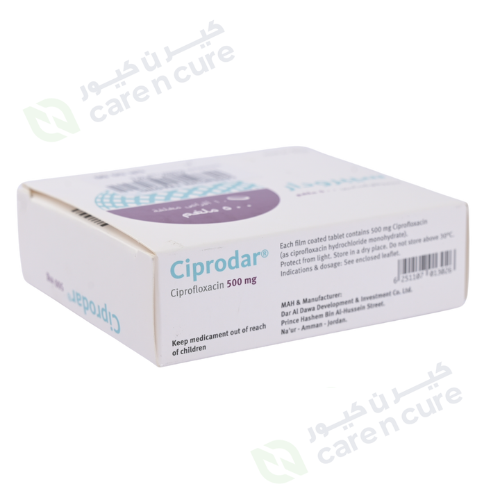 Ciprodar 500mg Tablets 10's (Original Prescription Is Mandatory Upon Delivery)