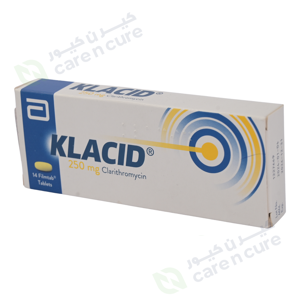 Klacid 250mg Tablets 14's (Original Prescription Is Mandatory Upon Delivery)