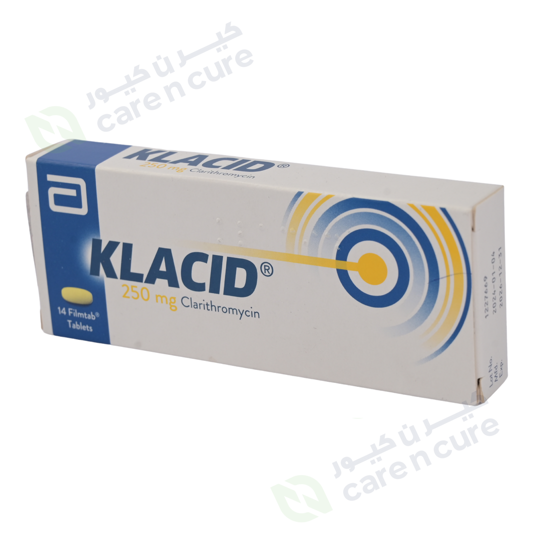 Klacid 250mg Tablets 14's (Original Prescription Is Mandatory Upon Delivery)