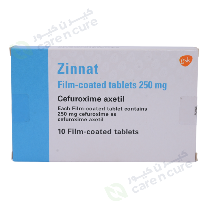Zinnat 250mg Tablets 10's (Original Prescription Is Mandatory Upon Delivery)