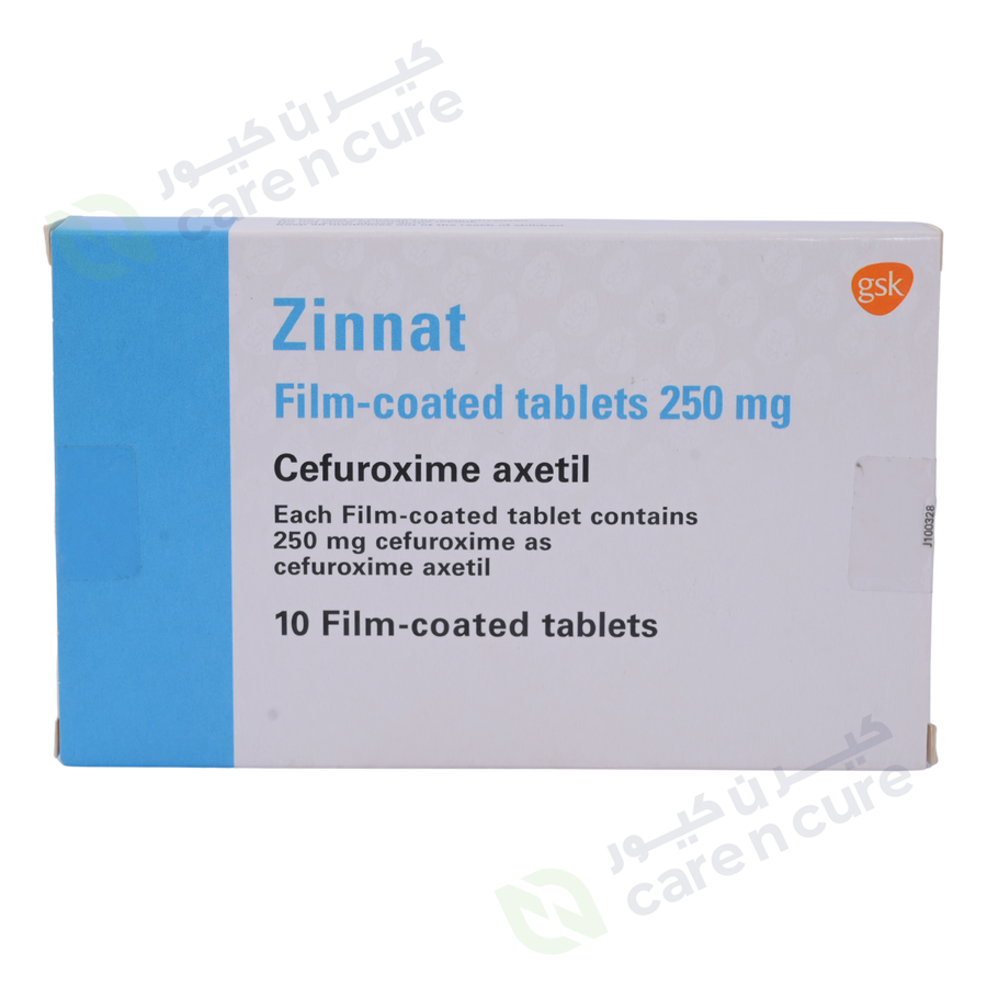 Zinnat 250mg Tablets 10's (Original Prescription Is Mandatory Upon Delivery)