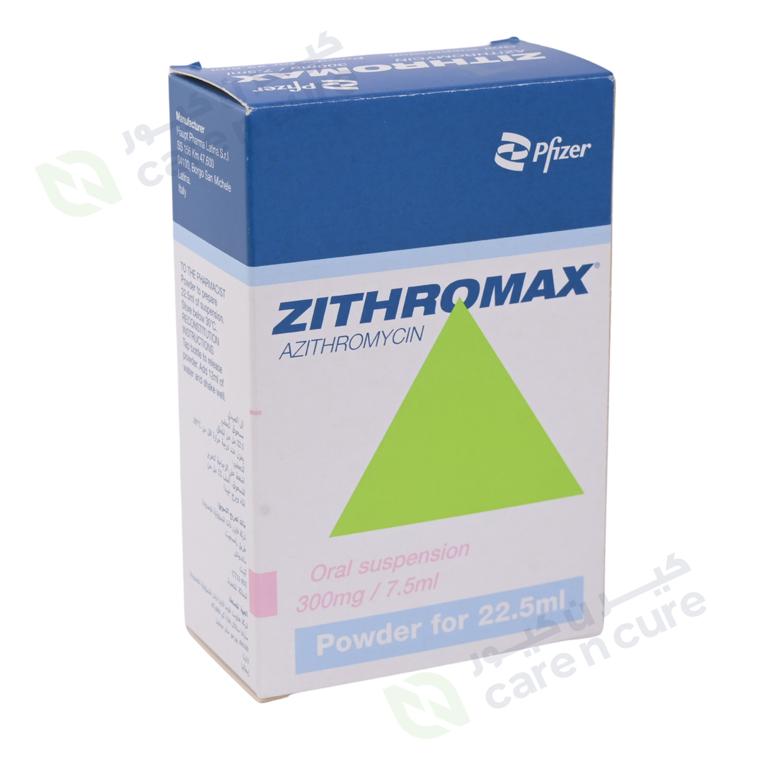 Zithromax 300Mg/7.5ml Susp 22.5ml (900Mg) (Original Prescription Is Mandatory Upon Delivery)