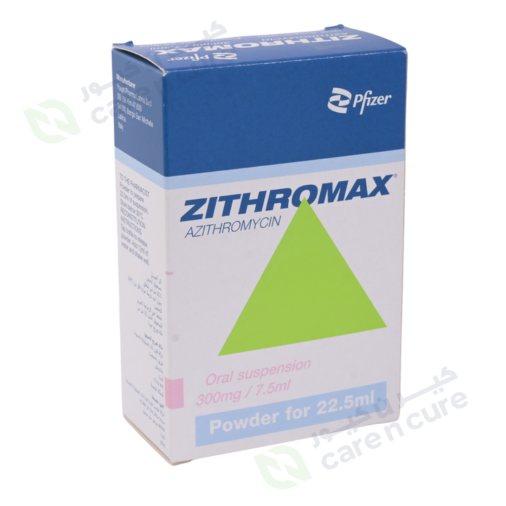 Zithromax 300Mg/7.5ml Susp 22.5ml (900Mg) (Original Prescription Is Mandatory Upon Delivery)
