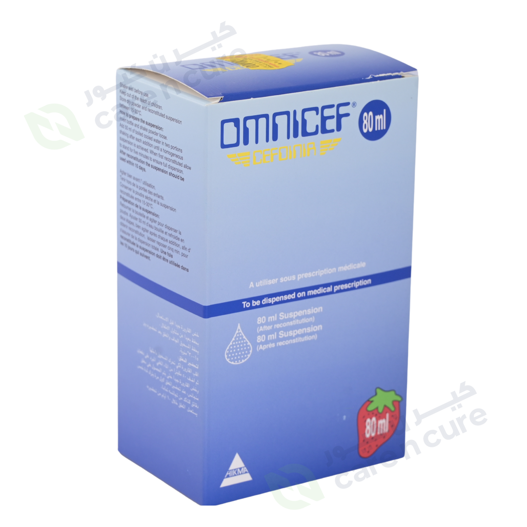 Omnicef 125mg Suspension 80ml (Original Prescription Is Mandatory Upon Delivery)