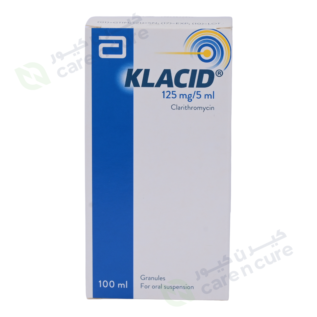Klacid 125mg Granule 100ml (Original Prescription Is Mandatory Upon Delivery)