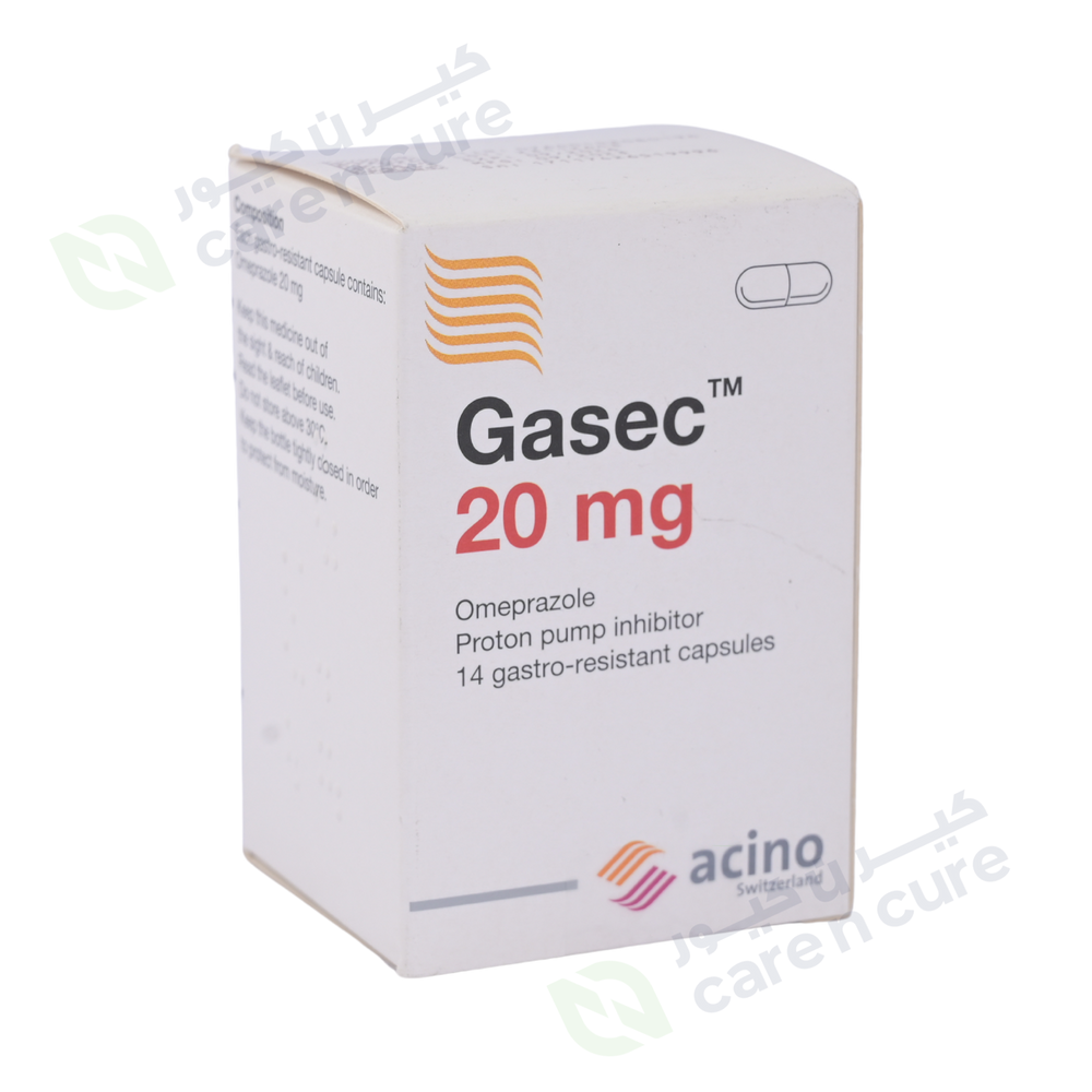 Gasec 20 mg Tablet 14 Pieces