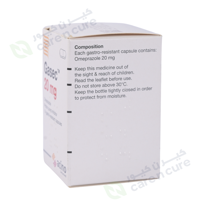 Gasec 20 mg Tablet 14 Pieces