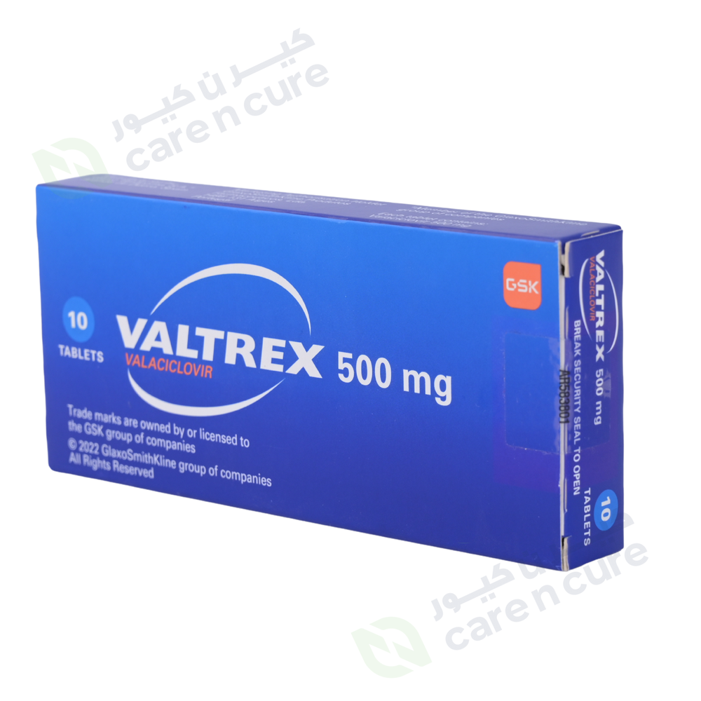 Valtrex 500mg Tablets 10 Pieces