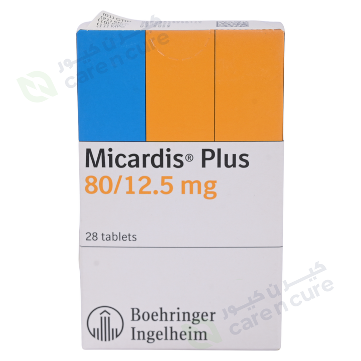 Micardis Plus 80/12.5mg Tablets 28 Pieces