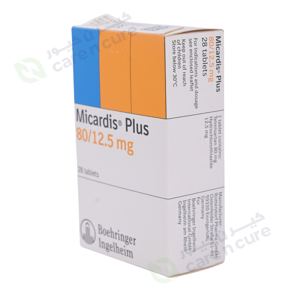 Micardis Plus 80/12.5mg Tablets 28 Pieces
