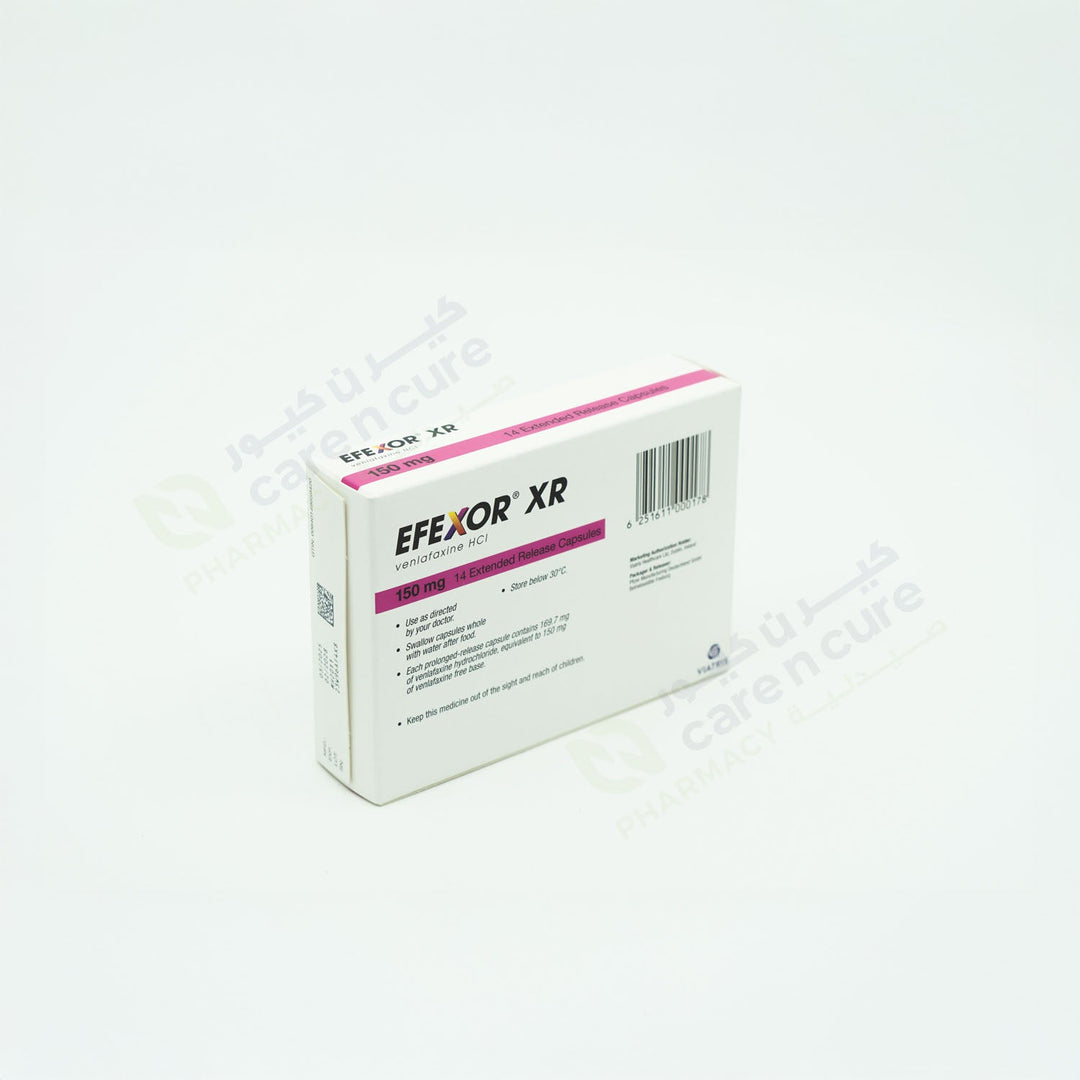 Efexor Xr 150mg Capsules 14 Pieces (Original Prescription Is Mandatory Upon Delivery) Efexor Xr 150mg Capsules 14 Pieces (Original Prescription Is Mandatory Upon Delivery)