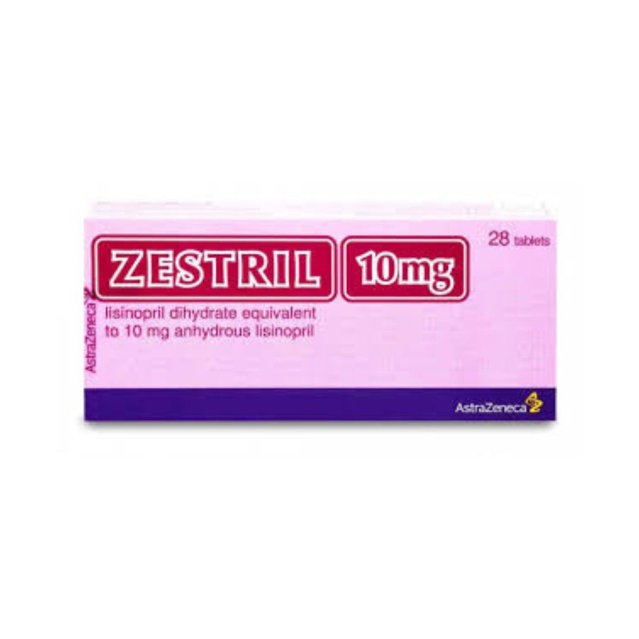 Zestril 10mg Tablets 28 Pieces
