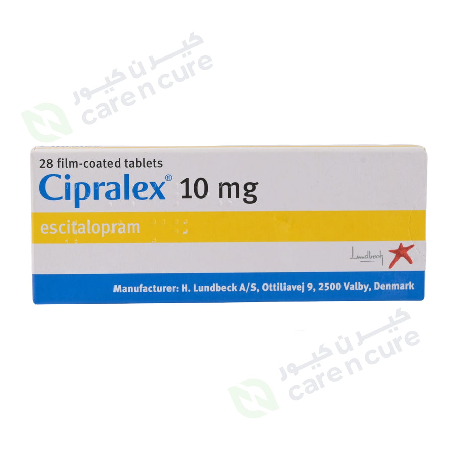 CIPRALEX 10 MG TAB 28'S
