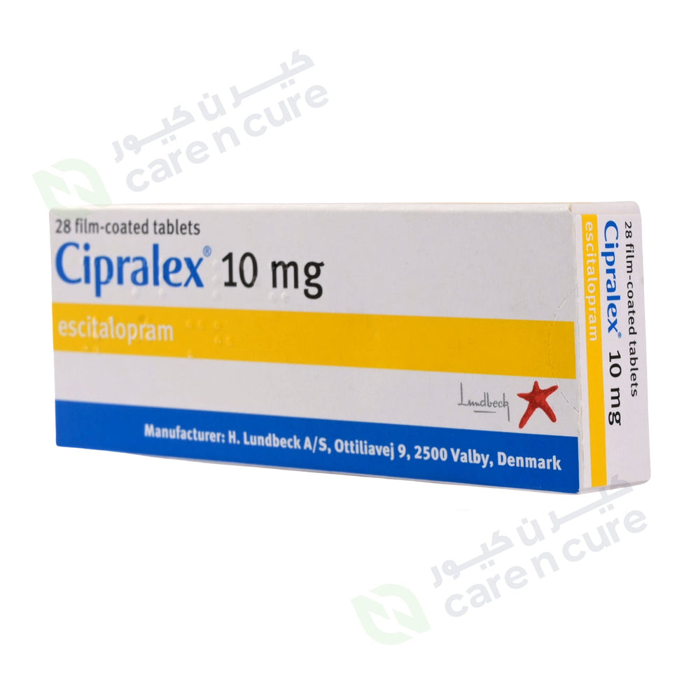 CIPRALEX 10 MG TAB 28'S