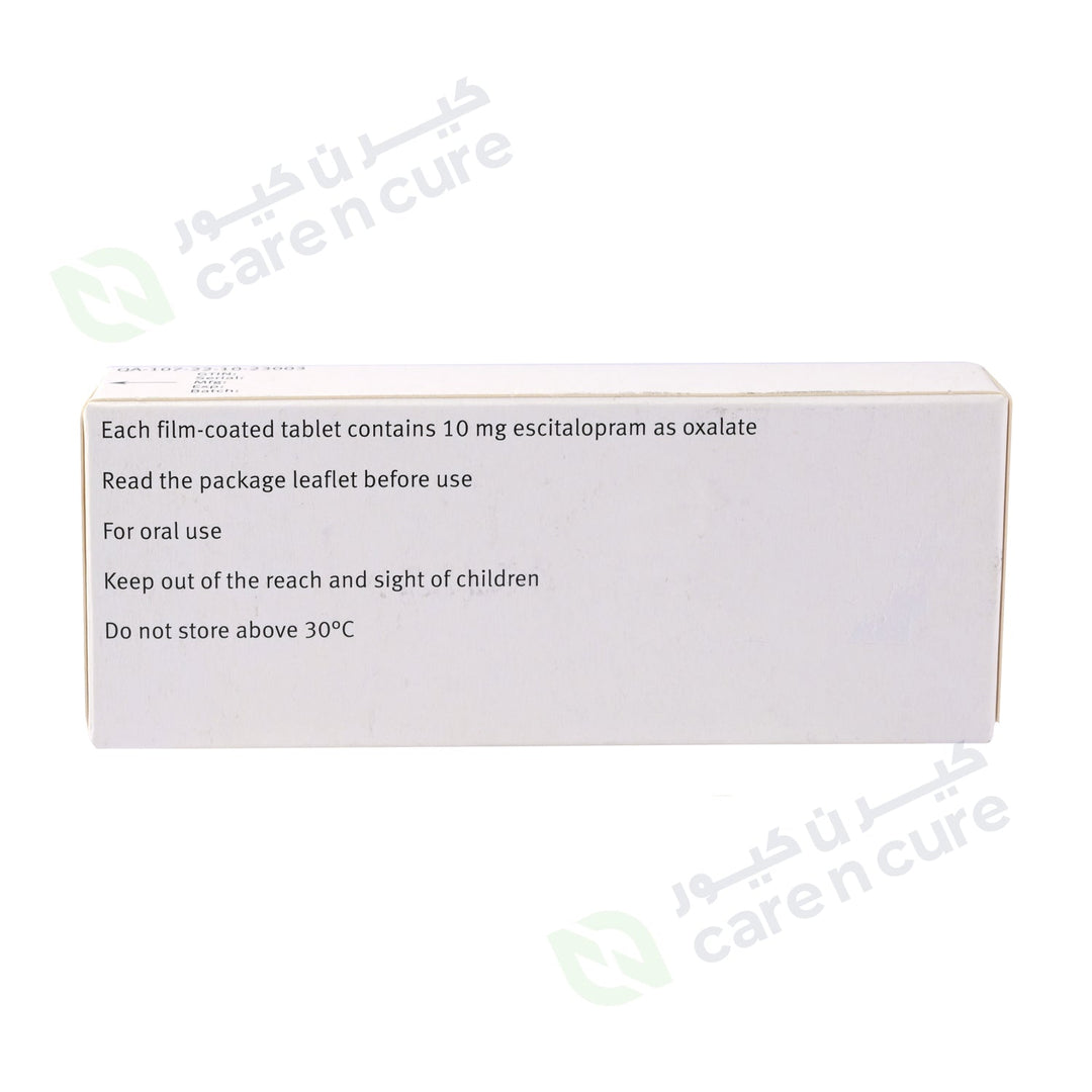 CIPRALEX 10 MG TAB 28'S CIPRALEX 10 MG TAB 28'S