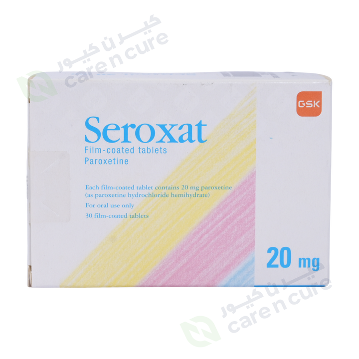 Seroxat 20mg Tablets 30 Pieces (Original Prescription Is Mandatory Upon Delivery)