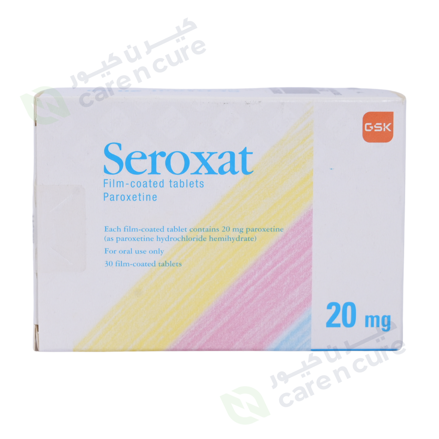 Seroxat 20mg Tablets 30 Pieces (Original Prescription Is Mandatory Upon Delivery)