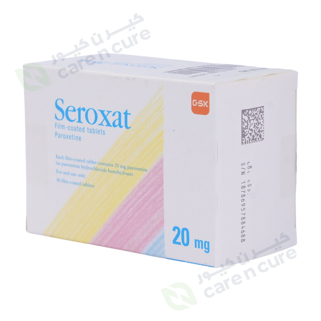 Seroxat 20mg Tablets 30 Pieces (Original Prescription Is Mandatory Upon Delivery)