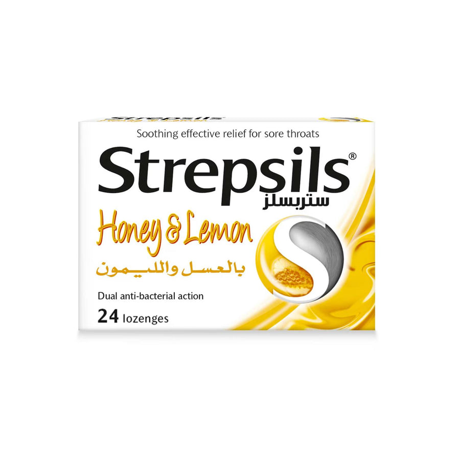 Strepsils Soothing Honey & Lemon 24 Lozenges