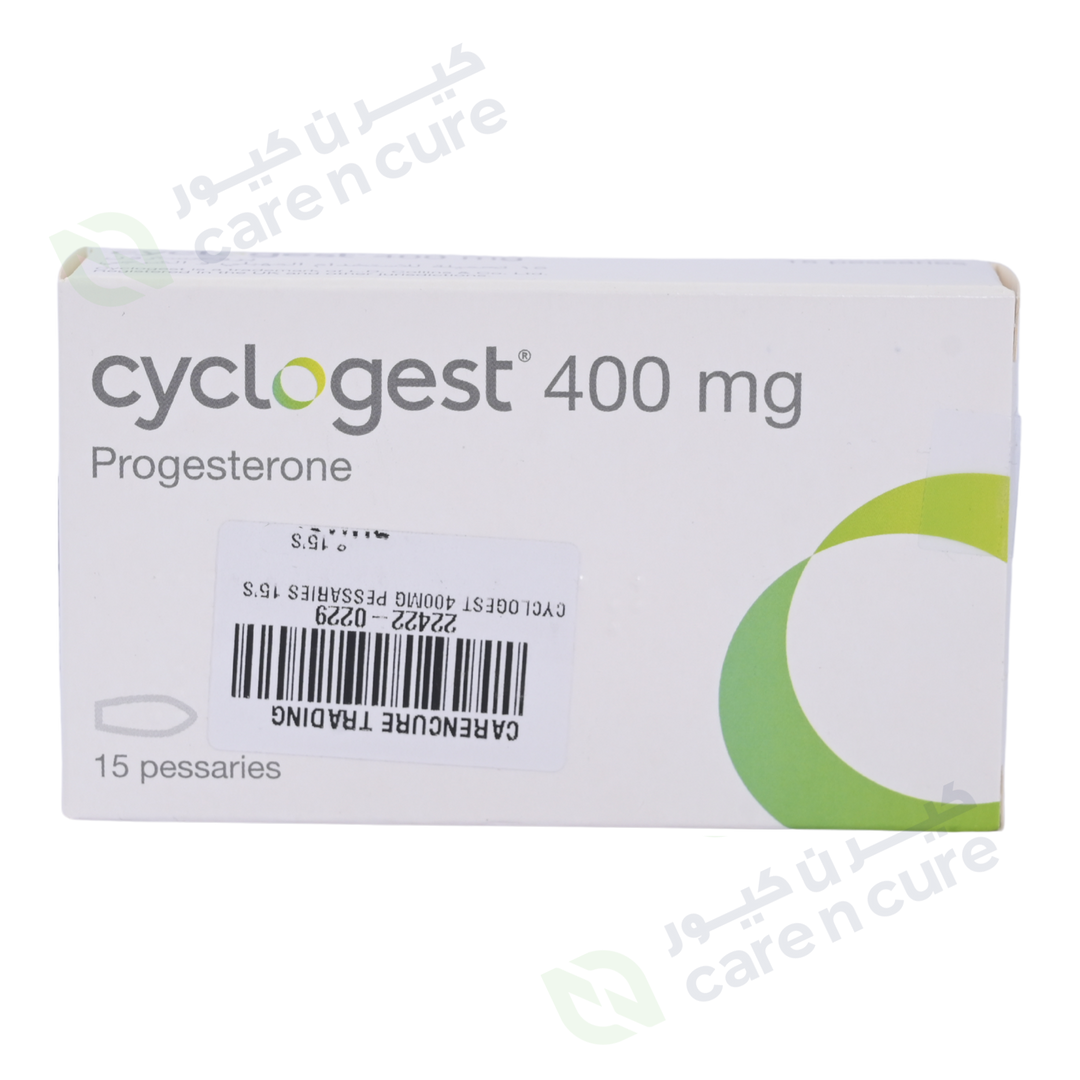 Cyclogest 400 mg Pessaries 15 Pieces