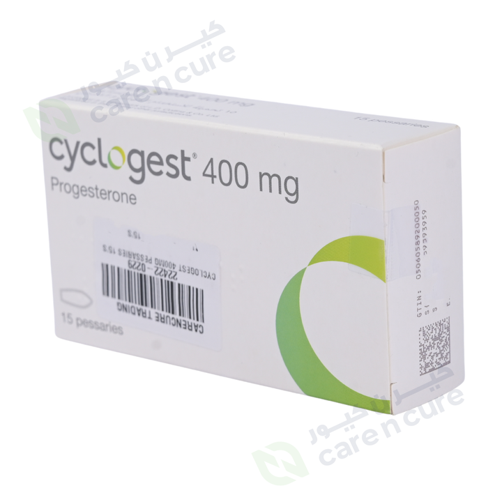 Cyclogest 400 mg Pessaries 15 Pieces