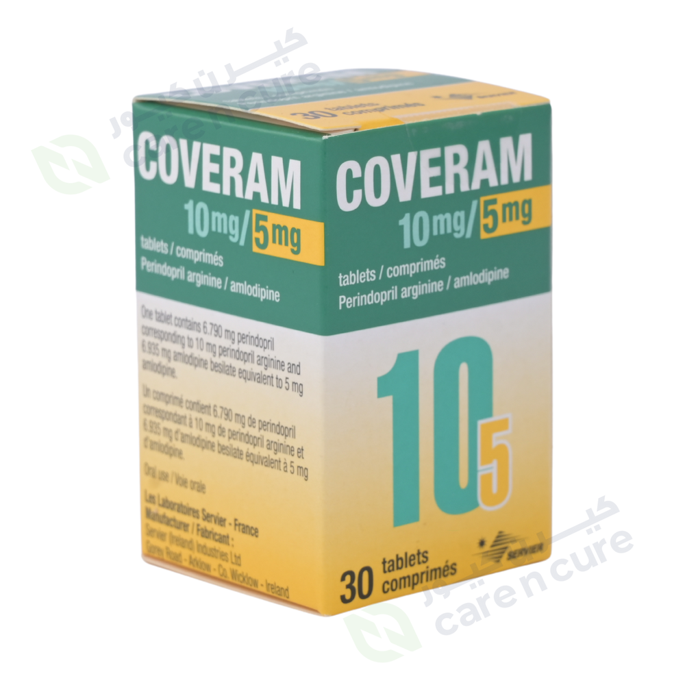 Coveram 10mg/5mg Tablets 30 Pieces