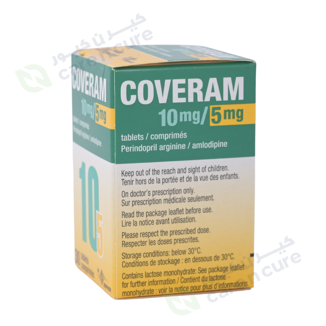 Coveram 10mg/5mg Tablets 30 Pieces