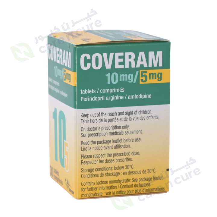 Coveram 10mg/5mg Tablets 30 Pieces